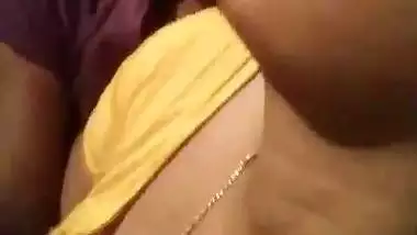 Desi aunty in saree having sex with husband friend