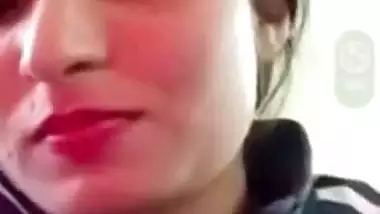Wife naked boobs sucking by husband before sex