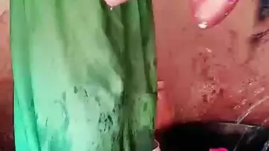 Indian village wife full nude bath video