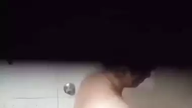 Hindi mom bathing caught by horny son to have incest sex