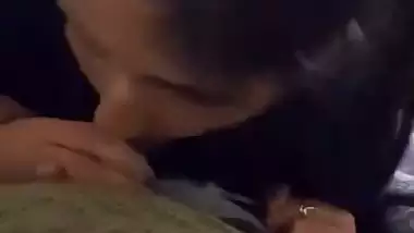 Married sister sucking dick of brother during homestay