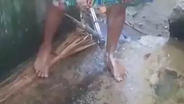 Bhabi Bathing