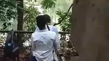 Desi collage lover Outdoor fucking