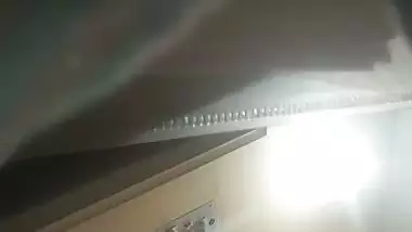 Mom wearing bra after showing her big boobs