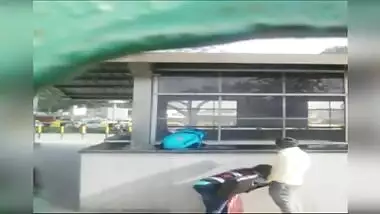 sex scandal, mms video of Desi aunty suck cock local boy near road